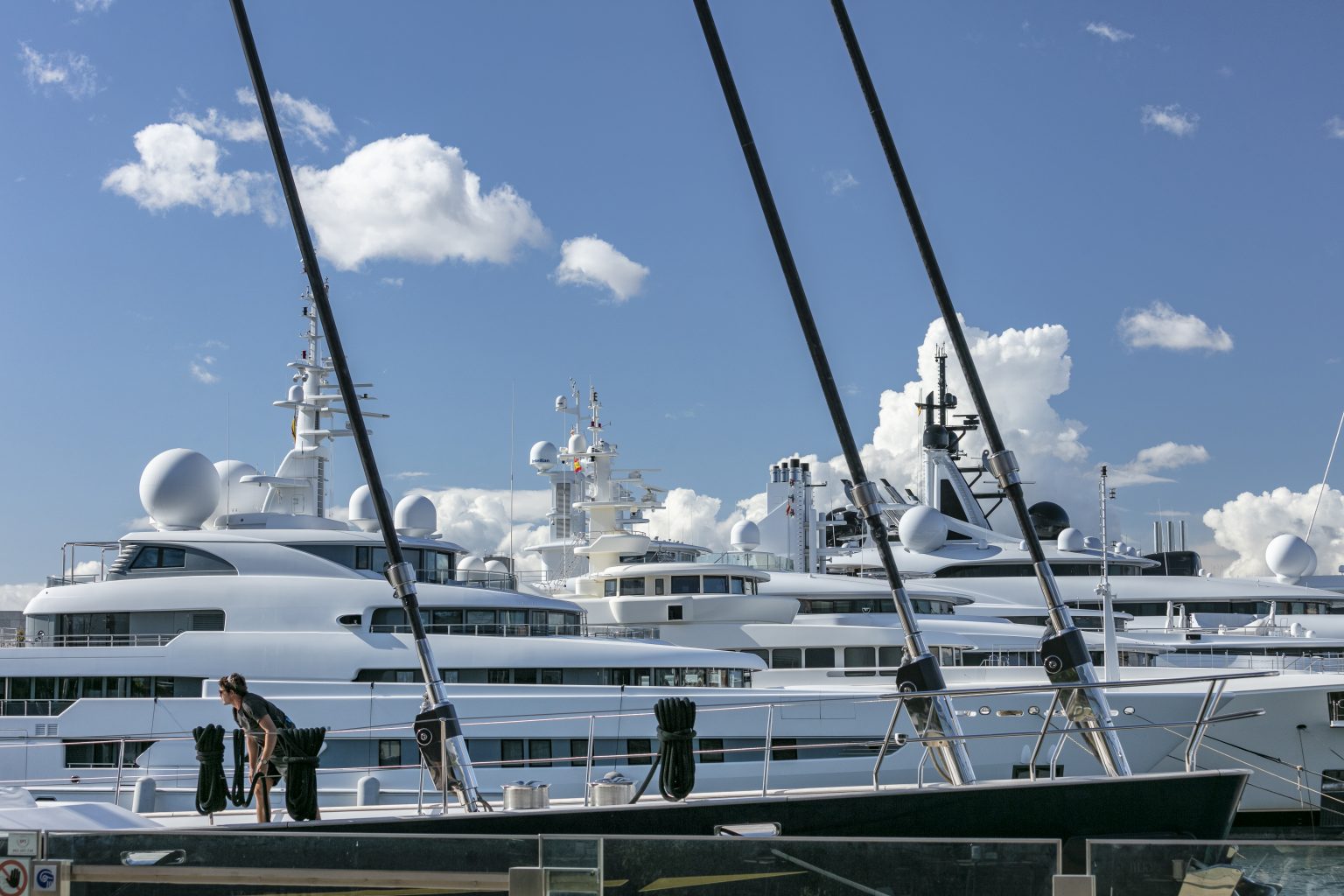 Superyachts in Marina Port Tarraco