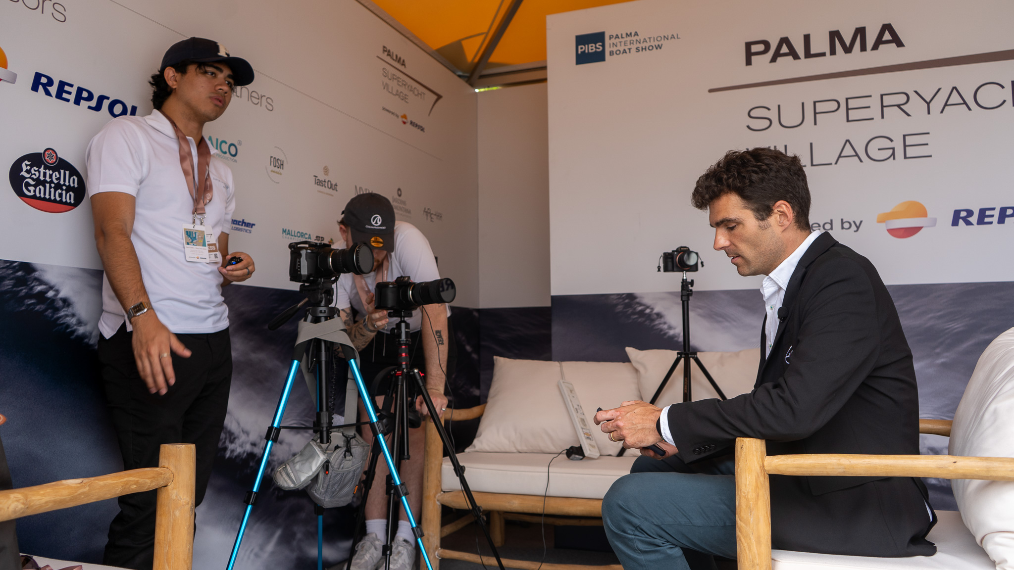 Guillermo during its interview with Superyachts.com