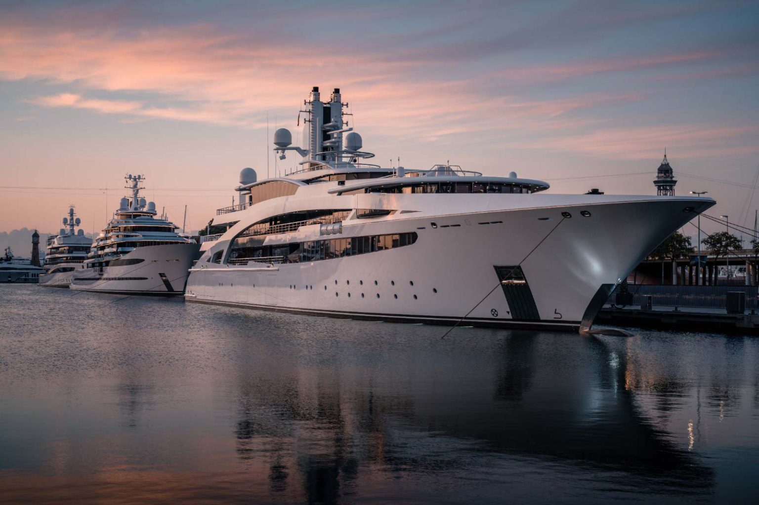 Yacht undergoing winter refit at a shipyard, with TPA benefits, logistics, and specialist technical support