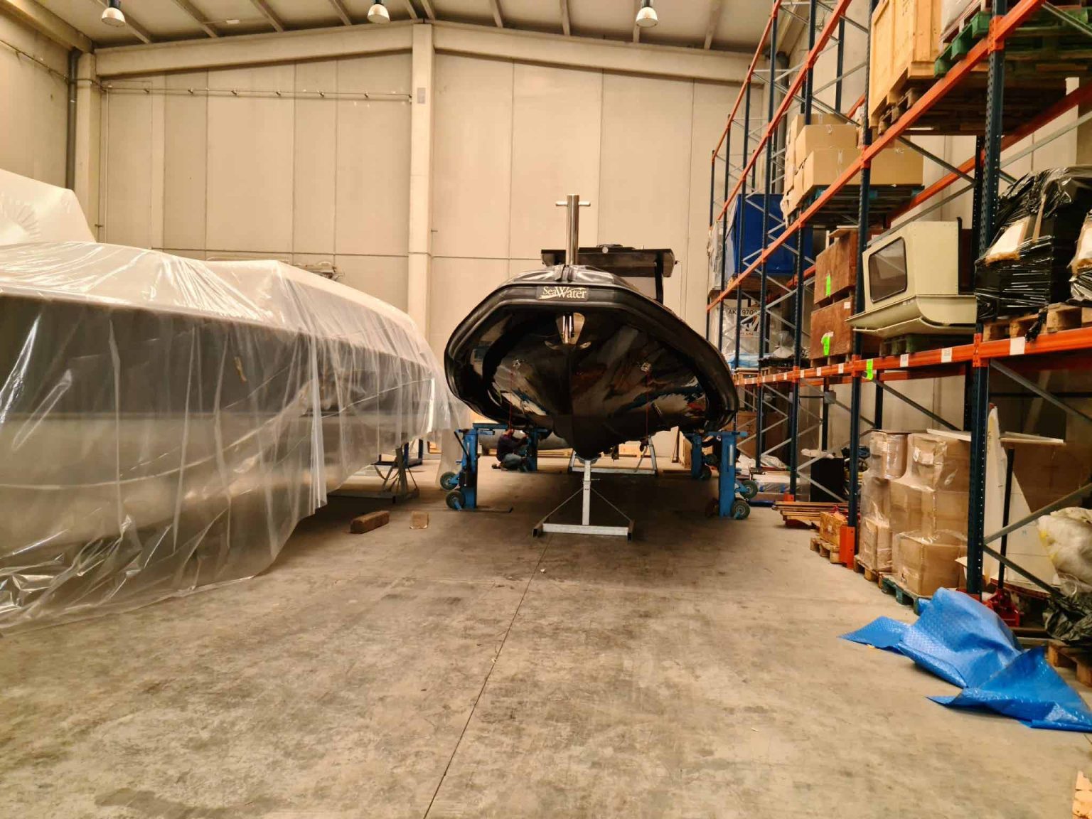 Our New Temporary Storage Facility (ADT) in Mallorca