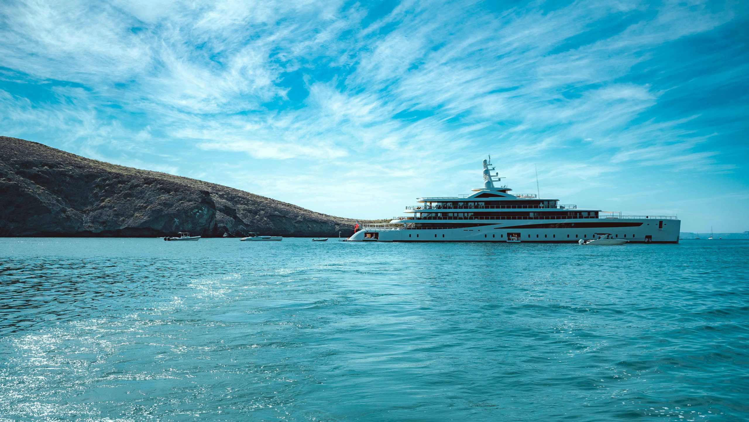 Superyacht in Spain